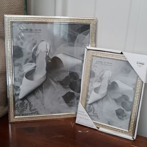 Diamond Series jeweled photo frame set of 2